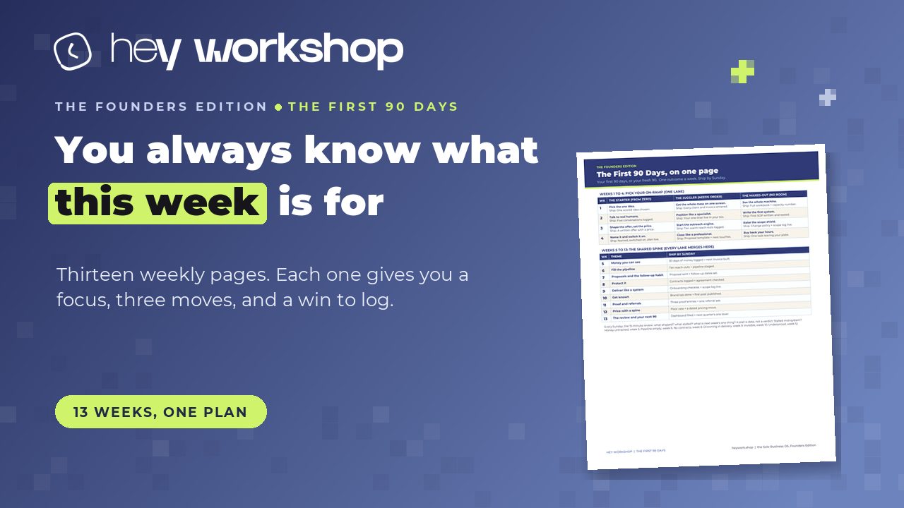 The First 90 Days calendar
