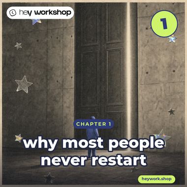 Audiobook cover art: Chapter 1, Why Most People Never Restart