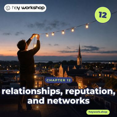Audiobook cover art: Chapter 12, Relationships, Reputation, and Networks