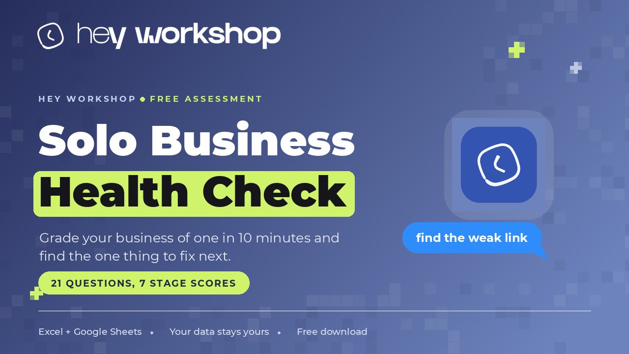 The Solo Business Health Check cover